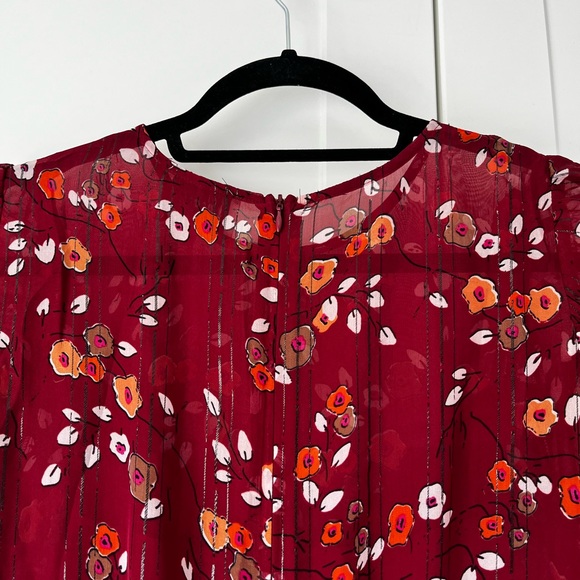 Second Female Anthropologie Silk Mix Maxi Dress Size L - Picture 12 of 13